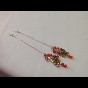 3N Earrings of Swarovski crystals and 14K GF
